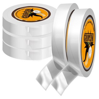 Gluemon 無痕超強力矽膠透明凝膠奈米雙面膠帶 15mm x 3m, 5個