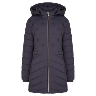 Crocodile 鱷魚 Lady女款Logo刺繡亮點中長版連帽羽絨外套 CLCWDW202