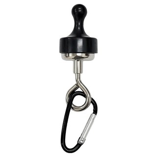 DIBOTE 迪伯特 對吸磁鐵掛勾組, 黑色, 1組