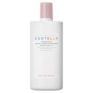 SKIN1004 馬達加斯加積雪草毛孔緊緻絲絨妝感防曬霜 SPF50+ PA++++, 50ml, 1個