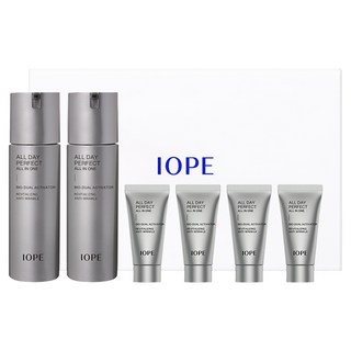 IOPE 艾諾碧 Man All Day完美多合一 120ml*2入+30ml*4入組, 1套
