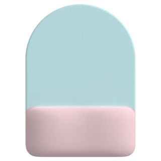 다온견고한마우스손목받침 180 x 248 x 20 mm, 블루 + 핑크 , 1개