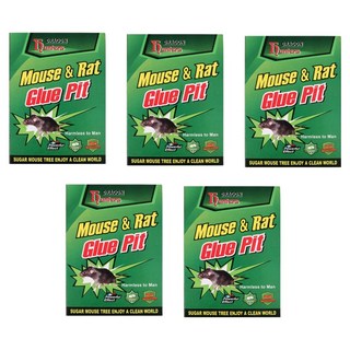 티핑하우스 초강력 쥐 끈끈이, 5개, 1개입