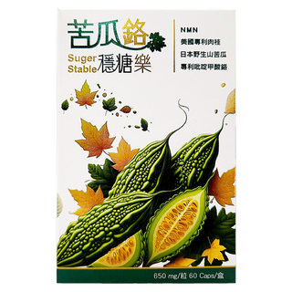 Taiwan Healthy Farm 台灣康田 苦瓜鉻穩糖樂, 1個, 60顆