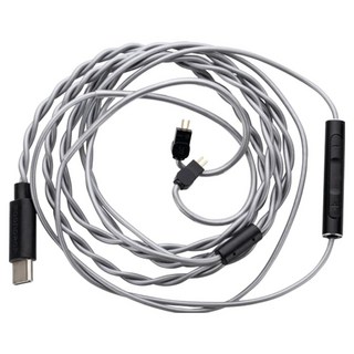 MOONDROP 水月雨 0.78雙插針耳機 升級線 TYPE-C線控帶麥, 1個, 黑色, CDSP