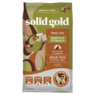 Solid Gold 素力高 成貓 無穀金瓜鵪鶉乾糧, 1.36kg, 1袋, 鵪鶉