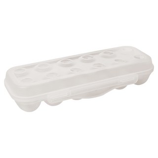 HIKARI 日光生活 12格雞蛋收納盒 M111, 1個, 透明色