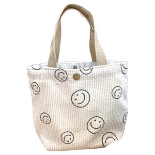 Sayaka 紗彌佳 日系晴空君の笑顔燈芯絨材質手提包 TGB2206007-4