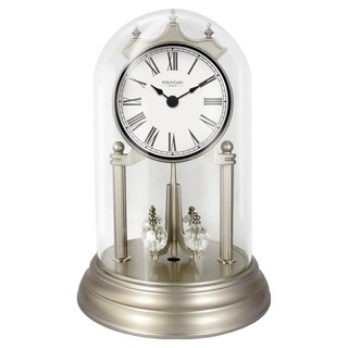 Fountain Designs 旋轉紀念鐘 9吋, 銀色