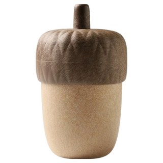 QUALy 橡果牙籤罐, 1個, 棕色