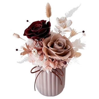 Floral M 花藝 Maple 楓糖卡布奇諾永生花禮, 咖啡色