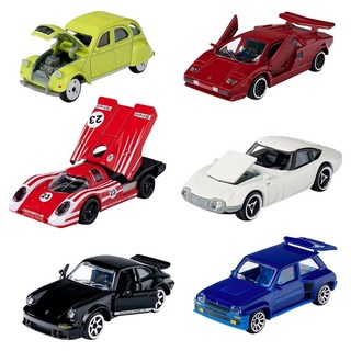 maJORETTE 美捷輪 復古車款 6件組, 1套, 混和顏色
