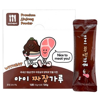 위드잇 아이짜장 12p, 짜장맛, 120g, 1개