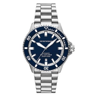 아르마니 남성용 씨 익스프로어 다이버 메탈시계 AR60087 + 쇼핑백