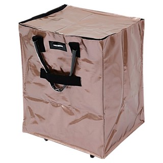 ONE HOUSE 丹麥附輪超大容量手提防水折疊購物車 特大款 OH-Q329 115L, 1個, 奶茶金