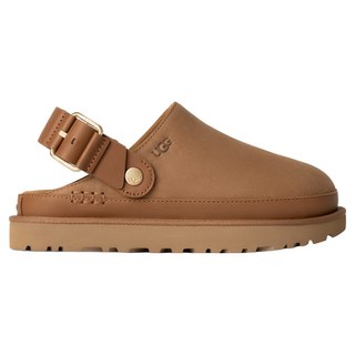 어그 본사 여성용 누벅 백스트랩 골든스타 빌라 클로그