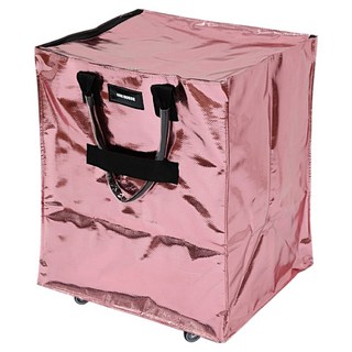 ONE HOUSE 丹麥附輪超大容量手提防水折疊購物車 特大款 OH-Q329 115L, 1個, 玫瑰金