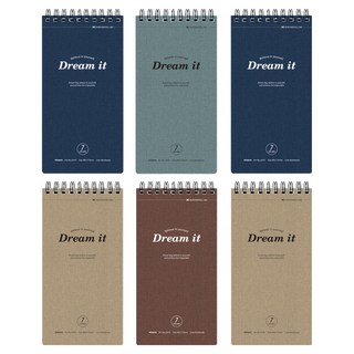 misoro 1800 可撕式記者筆記本 2470, 6個, 隨機出貨