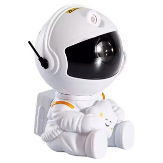 太空人星空投影燈, 白色