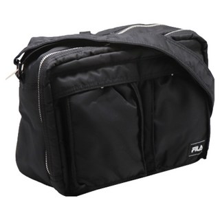 FILA GOLF B 多功能雙拉鍊包, 黑色, 1個