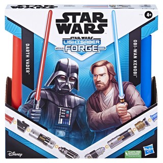 Hasbro 孩之寶 STAR WAR 星際大戰歐比王vs黑武士玩具光劍 F77625L00, 1個