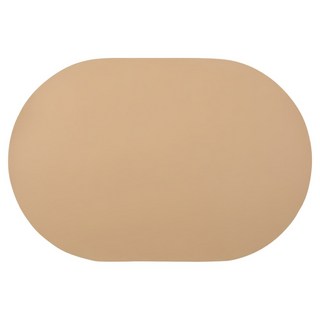 zozo 純色皮革餐墊 DN73-2, 卡其色, 1個, 45 x 30cm