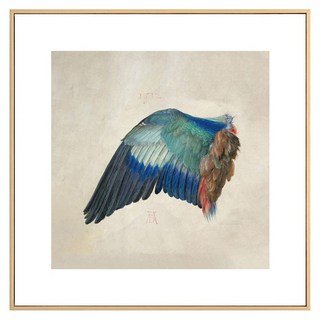 菠蘿選畫所 藍鵲的翅膀 留白版 杜勒 AVAR4469D, 木色