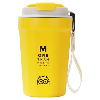 minions 小小兵 快樂提繩杯 MN-JMB36, 1個, 小黃人, 360ml