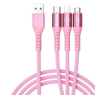 Sanrio 三麗鷗 數據線 SJ705, 美樂蒂, 1個, 120cm