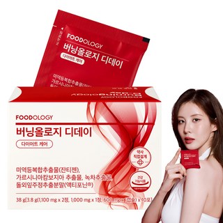 푸드올로지 버닝올로지 디데이 다이어트 케어, 10회분, 38g, 1개