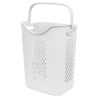 올유리빙 튼튼한 손잡이 멀티바구니, 화이트