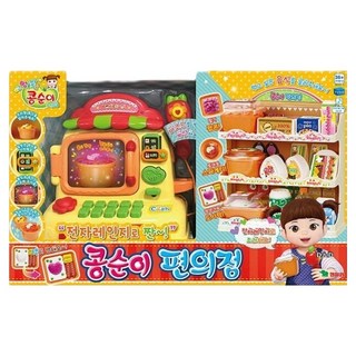 Kongsuni 小荳娃娃 迷你商店組 便利商店, 1套, 混和顏色