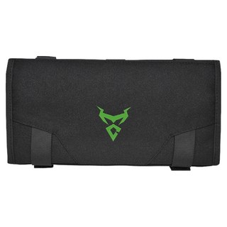 MOTOCENTRIC 多功能機車工具收納馬鞍袋, 黑色 + 綠標