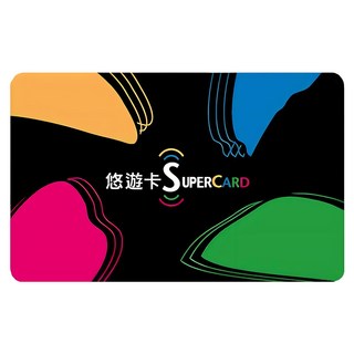 EASYCARD 悠遊卡 SuperCard超級悠遊卡 經典LOGO, LOGO四色款, 1個