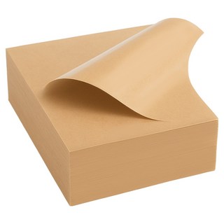 永新紙業 黃色防油紙 牛皮紙 食品級吸油紙 張狀 正方形 25cm, 1件, 250mm, 1000個