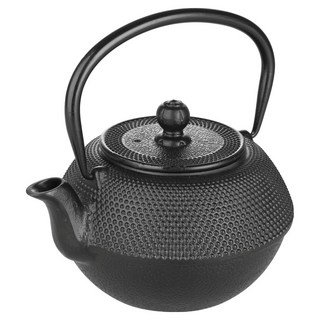 ibili Oriental鑄鐵濾茶壺 點珠, 黑色, 720ml, 1個