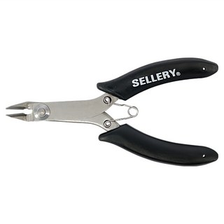 SELLERY 舍樂力 不鏽鋼長電子鉗 4 1/2吋, 1個