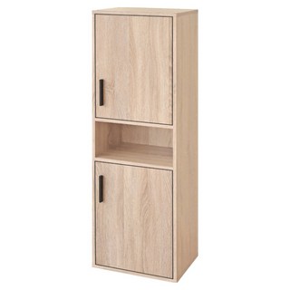 HOPMA 合馬家具 簡約二門造型櫃 G-M2D400PMS, 淺橡木