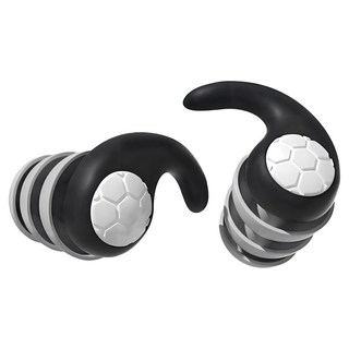 隔音防噪耳塞 黑色, 1個, 1雙