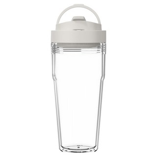 WOKY 沃廚 台灣公司貨 又又杯 雙層純透渾圓杯 ECOZEN, 1個, 橡白, 750ml