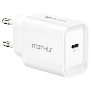 모디스 30W GaN PD 3.0 PPS 초고속 충전기 어댑터, 화이트, 1개