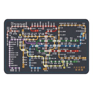 EASYCARD 悠遊卡 大台北捷運路網圖悠遊卡 大, 1個, 黑色
