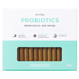 프롬벳 강아지 순수스틱 프로바이오틱스 유산균 12p, 장건강/유산균, 1개