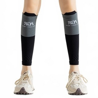 Moin 人體工學運動小腿護具 2入, 黑色, 1個