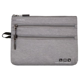 TRAVELON 平板觸控收納袋 10吋, 灰色, 1個