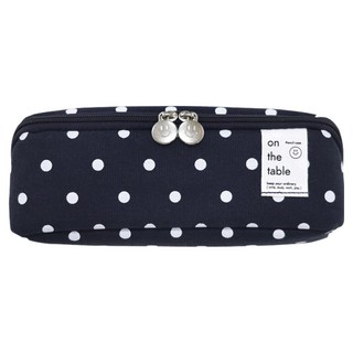 비온뒤 on the table 큐브 펜케이스, 도트네이비, 1개