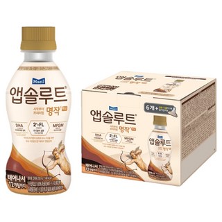 앱솔루트 액상명작 분유 0~12개월 200ml x 6p + 니플 세트, 1개