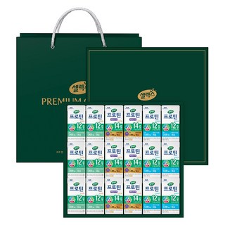셀렉스 프로틴 음료 3종 x 6p 종합세트 3호 + 쇼핑백, 190ml, 1세트