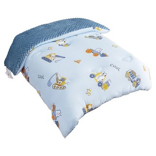 Annette 兒童牛奶針織棉荳荳棉被, 挖土機