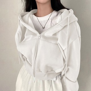 Chichills Jennie半短版刷毛連帽外套 11571